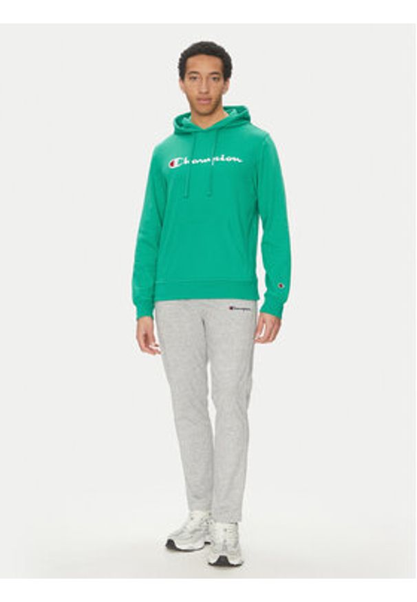 Champion Bluza 220726 Zielony Regular Fit. Kolor: zielony. Materiał: syntetyk
