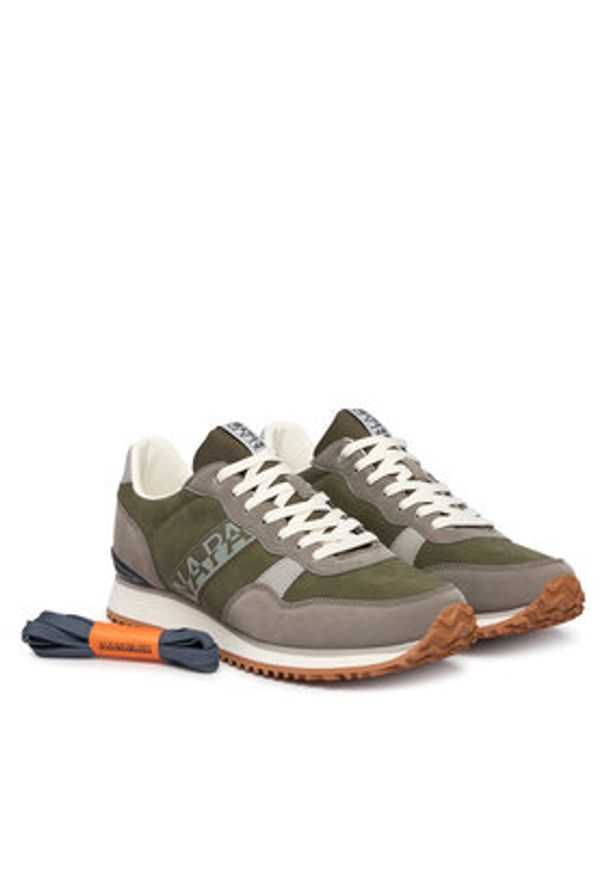 Napapijri Sneakersy NP0A8BLO Kolorowy. Materiał: zamsz, skóra. Wzór: kolorowy