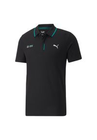 Puma Koszulka Polo Mapf1 53491201. Typ kołnierza: polo. Kolor: czarny. Długość rękawa: krótki rękaw. Długość: krótkie