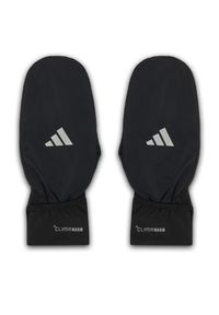 Adidas - Rękawiczki adidas. Kolor: czarny. Technologia: ClimaWarm (Adidas). Sport: bieganie