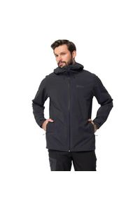 Kurtka przeciwdeszczowa męska Jack Wolfskin Highest Peak. Kolor: niebieski. Sport: turystyka piesza