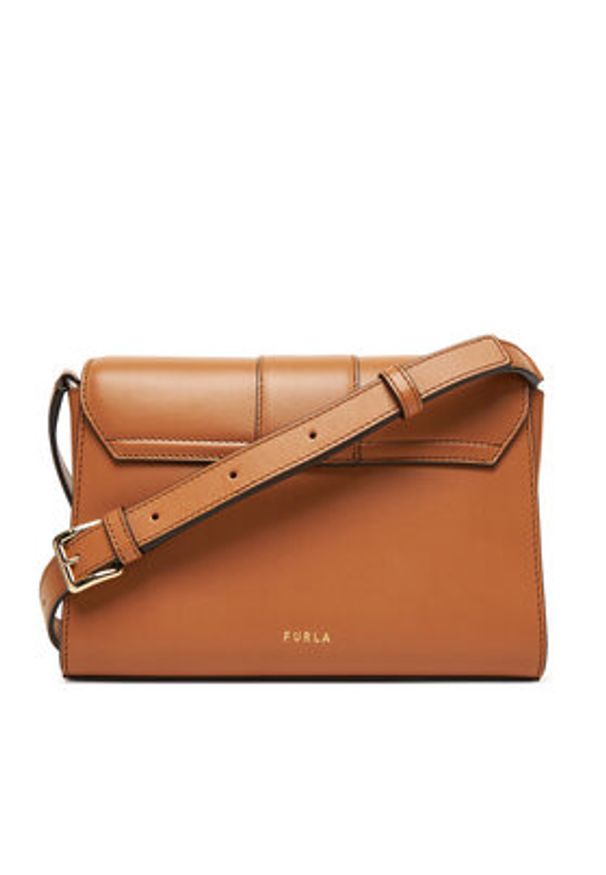 Furla Torebka Urban WB01683 BX3346 IT RY000 Brązowy. Kolor: brązowy. Materiał: skórzane