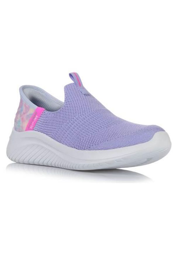 skechers - Buty do chodzenia dla dzieci Skechers Ultra Flex 3.0 Col Slip-ins. Zapięcie: bez zapięcia. Kolor: wielokolorowy. Materiał: materiał, syntetyk, tkanina. Szerokość cholewki: normalna. Sport: turystyka piesza