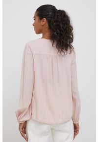 Pepe Jeans koszula damska kolor różowy regular. Okazja: na co dzień. Kolor: różowy. Materiał: tkanina. Wzór: haft. Styl: casual, klasyczny #3