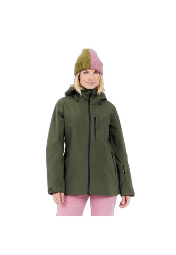 Damska kurtka narciarska Protest Dyna 3L. Kolor: zielony. Sezon: zima. Sport: narciarstwo
