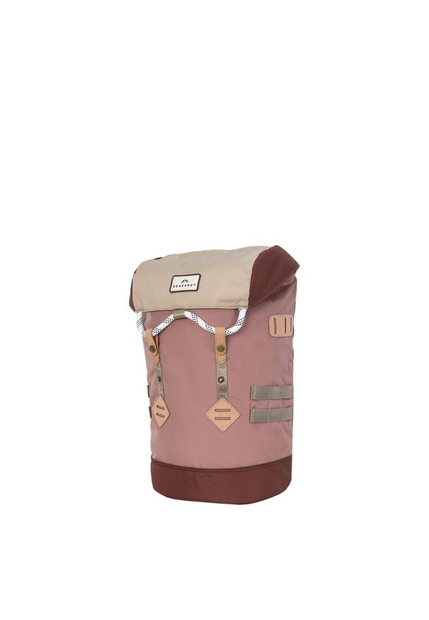 Plecak miejski Doughnut Colorado Jungle Series - chestnut. Kolor: różowy