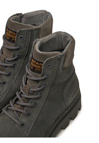 G-Star RAW - G-Star Raw Botki Noxer Boot Mid W D26649 Szary. Kolor: szary. Materiał: nubuk, skóra #5