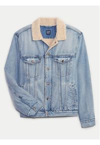 GAP - Gap Kurtka jeansowa 736375-02 Niebieski Regular Fit. Kolor: niebieski. Materiał: bawełna #5
