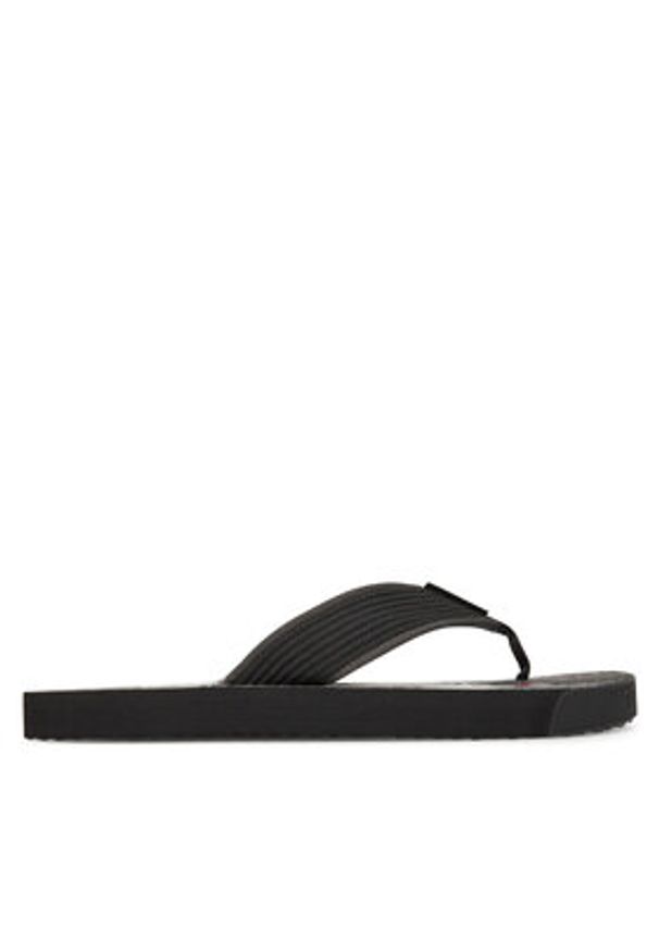 Tommy Jeans Japonki Tjm Elevated Beach Sandal EM0EM01561 Czarny. Kolor: czarny. Materiał: materiał