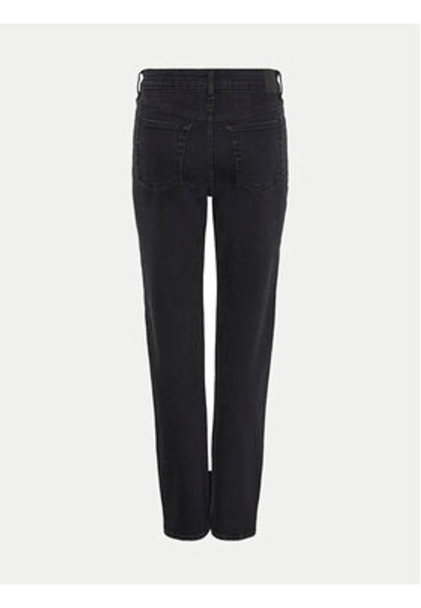 Pieces Jeansy Kelly 17147294 Czarny Straight Fit. Kolor: czarny