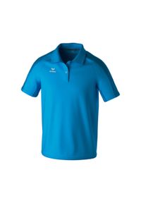 ERIMA - Polo Erima Evo Star. Typ kołnierza: polo. Kolor: wielokolorowy, niebieski, zielony. Materiał: materiał. Długość rękawa: raglanowy rękaw. Sport: piłka nożna #1