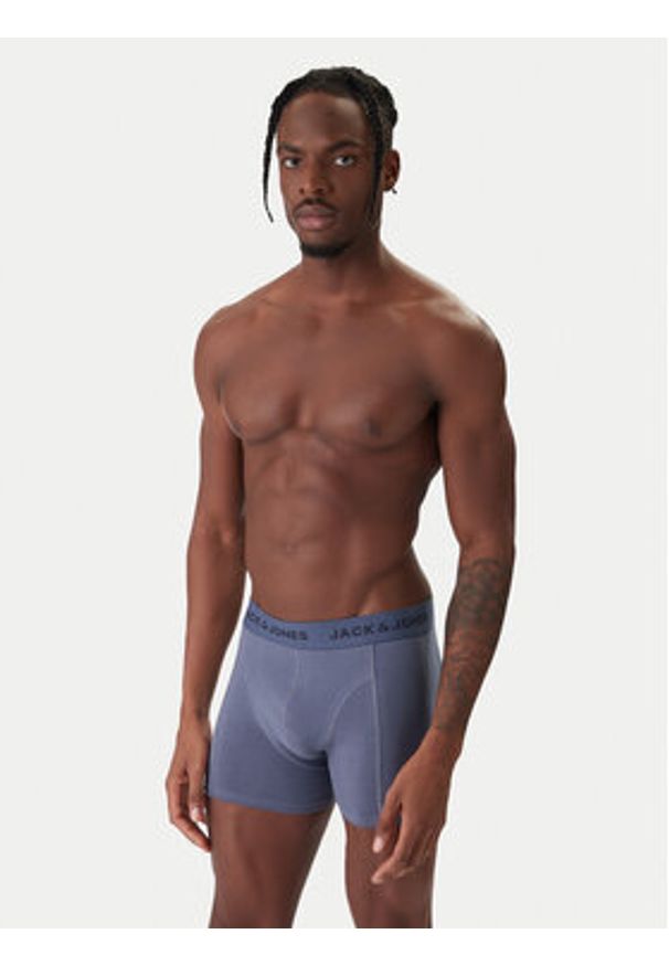 Jack & Jones Slipy Jacjeremiah 12288829 Kolorowy. Materiał: bawełna. Wzór: kolorowy