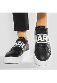 Karl Lagerfeld - KARL LAGERFELD Sneakersy KL62235 Czarny. Kolor: czarny. Materiał: skóra #5