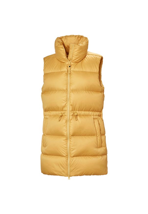 Damska kurtka bez rękawów Helly Hansen Essence. Kolor: beżowy, wielokolorowy, żółty. Materiał: puch. Długość rękawa: bez rękawów