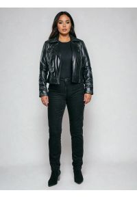 Big-Star - Spodnie damskie sztruks czarne Katrina High Waist Cord 907. Stan: podwyższony. Kolor: czarny. Materiał: sztruks. Sezon: zima, jesień. Styl: klasyczny, retro, elegancki #6