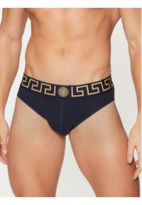 VERSACE - Versace Komplet 3 par slipów AU10327 1A10011 Kolorowy. Materiał: bawełna. Wzór: kolorowy #6