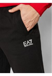 EA7 Emporio Armani Spodnie dresowe 8NPP51 PJ05Z 1200 Czarny Regular Fit. Kolor: czarny. Materiał: bawełna