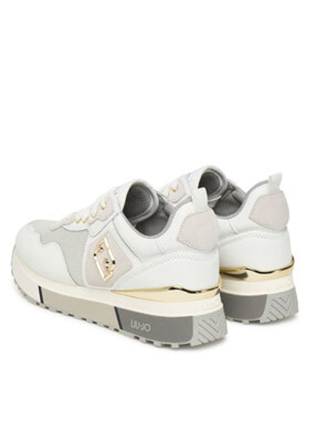 Liu Jo Sneakersy Maxi Wonder 01 BF5009 PX685 Biały. Kolor: biały. Materiał: skóra