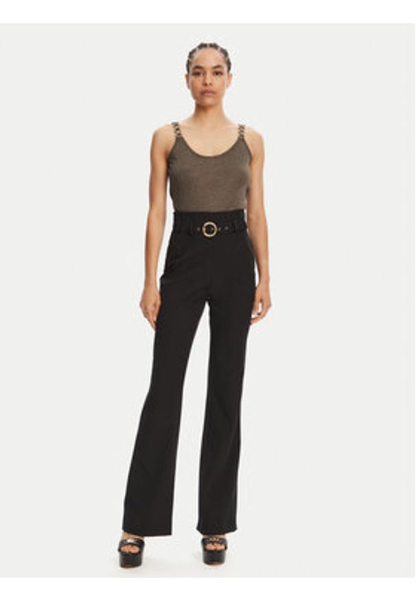 Morgan Top 251-DIDOA Zielony Slim Fit. Kolor: zielony. Materiał: wiskoza