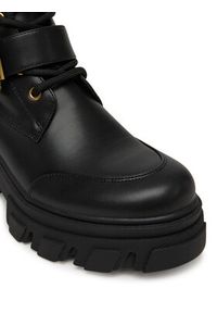 Versace Jeans Couture Botki 79VA3S86 71570 899 Czarny. Kolor: czarny. Materiał: skóra