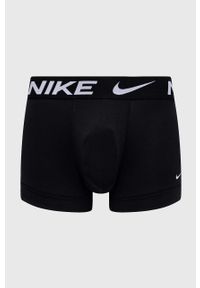 Nike bokserki 3-pack męskie kolor czarny. Kolor: czarny. Materiał: tkanina, skóra, włókno #6