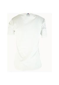 Podkoszulek Le Coq Sportif Ess Tee Ss Col V N1, Kobiety. Kolor: biały. Materiał: bawełna, materiał. Sport: tenis