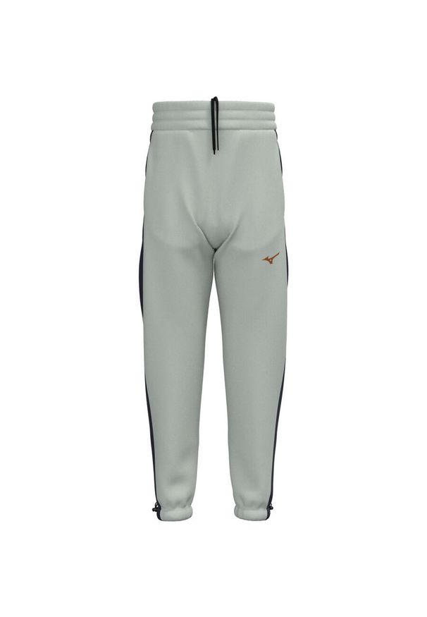 Spodnie dresowe Mizuno Athletics. Kolor: szary. Materiał: dresówka. Sport: fitness