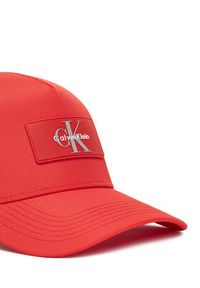 Calvin Klein Czapka z daszkiem Logo LV04D5025G Czerwony. Kolor: czerwony. Materiał: poliester, materiał #3