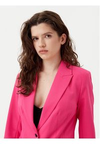 only - ONLY Marynarka Raven 15338389 Różowy Slim Fit. Kolor: różowy. Materiał: syntetyk #3