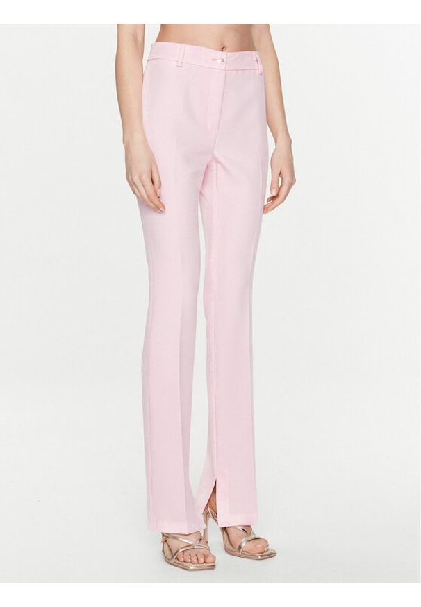 Blugirl Blumarine Spodnie materiałowe RA3032-T3359 Różowy Regular Fit. Kolor: różowy. Materiał: syntetyk