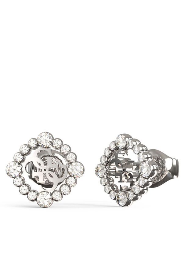 Guess Kolczyki JUBE04 645JW Srebrny. Materiał: metalowe. Kolor: srebrny