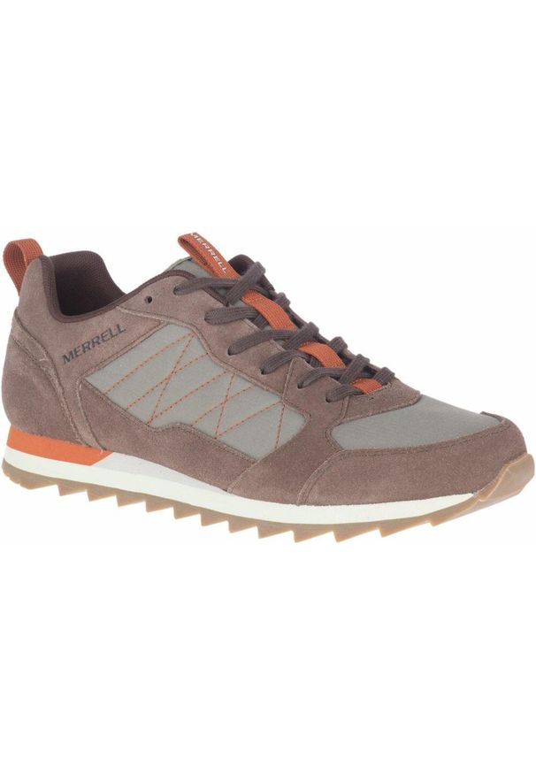 Buty Sneakersy Męskie Merrell Alpine. Kolor: brązowy