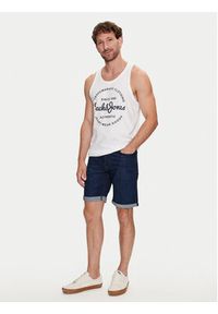 Jack & Jones - Jack&Jones Szorty jeansowe Jjirick 12250177 Niebieski Regular Fit. Kolor: niebieski. Materiał: bawełna #6