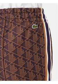 Lacoste Spodnie dresowe XF9313 Brązowy Regular Fit. Kolor: brązowy. Materiał: bawełna #3