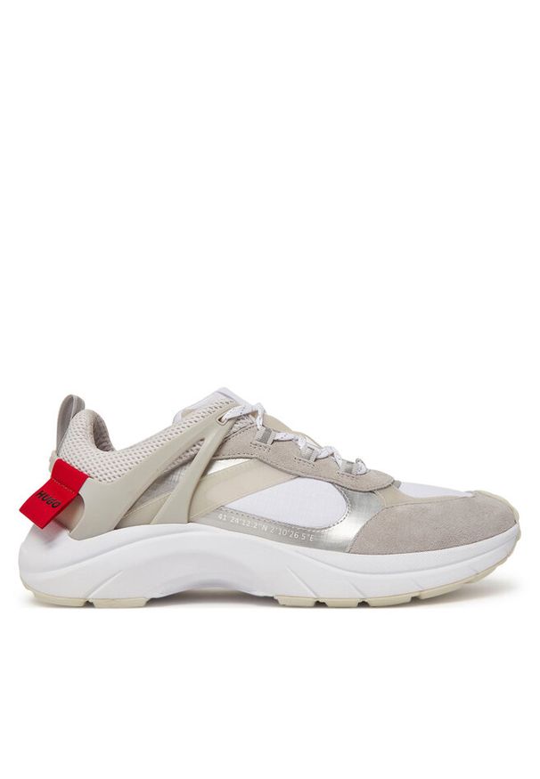 Hugo - Sneakersy HUGO. Kolor: biały