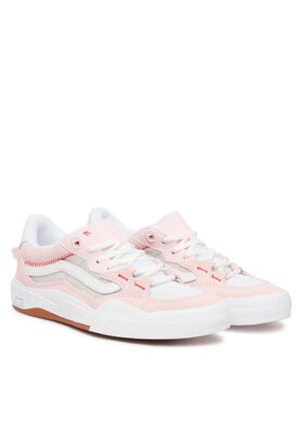 Vans Sneakersy Skate 2 Wayvee VN000D5DPNK1 Różowy. Kolor: różowy. Materiał: skóra, zamsz. Sport: skateboard