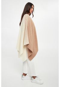 Ponczo damskie wełniane Brenta MM. Materiał: wełna #5