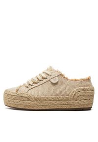 EMU Australia Espadryle Ellery 2.0 W13065 Beżowy. Kolor: beżowy. Materiał: materiał, bawełna #4