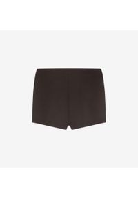 WALLIEN - Damskie premium hotpants do pływania, surfingu & wiosłowania - Brązowe. Kolor: brązowy. Materiał: tkanina