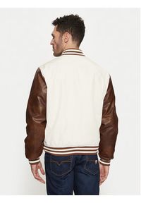Guess Kurtka bomber M5RL19 WGU82 Biały Regular Fit. Kolor: biały. Materiał: syntetyk