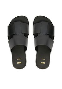 BOSS Klapki Kael 50539243 Brązowy. Kolor: brązowy. Materiał: skóra #4