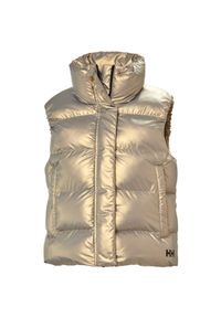 Damska kurtka bez rękawów Helly Hansen Jade. Kolor: brązowy. Materiał: puch. Długość rękawa: bez rękawów. Sezon: zima