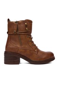 Beverly Hills Polo Club Trzewiki CEO-WS12630-02 Brązowy. Kolor: brązowy. Materiał: skóra, materiał #1