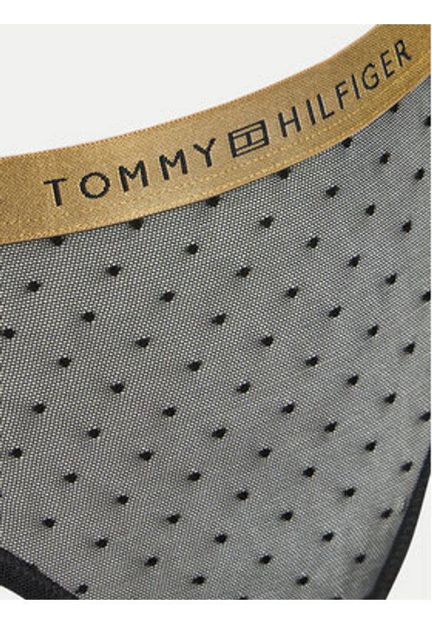 TOMMY HILFIGER - Tommy Hilfiger Stringi UW0UW05533 Czarny. Kolor: czarny. Materiał: syntetyk
