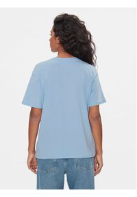 Tommy Jeans T-Shirt Tjw Rlx New Linear Tee DW0DW17836 Błękitny Relaxed Fit. Kolor: niebieski. Materiał: bawełna #2
