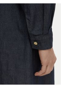 Armani Exchange Sukienka koszulowa XW001794 AF21337 MB001 Granatowy Regular Fit. Kolor: niebieski. Materiał: bawełna. Typ sukienki: koszulowe #5