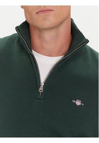 GANT - Gant Sweter 8030170 Zielony Regular Fit. Kolor: zielony. Materiał: bawełna #5