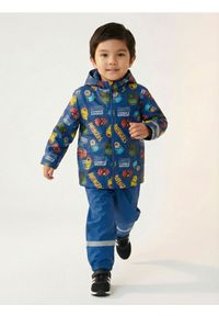 Sinsay - Kurtka przeciwdeszczowa ze wzorem The Avengers - granatowy. Kolor: niebieski. Wzór: motyw z bajki #1