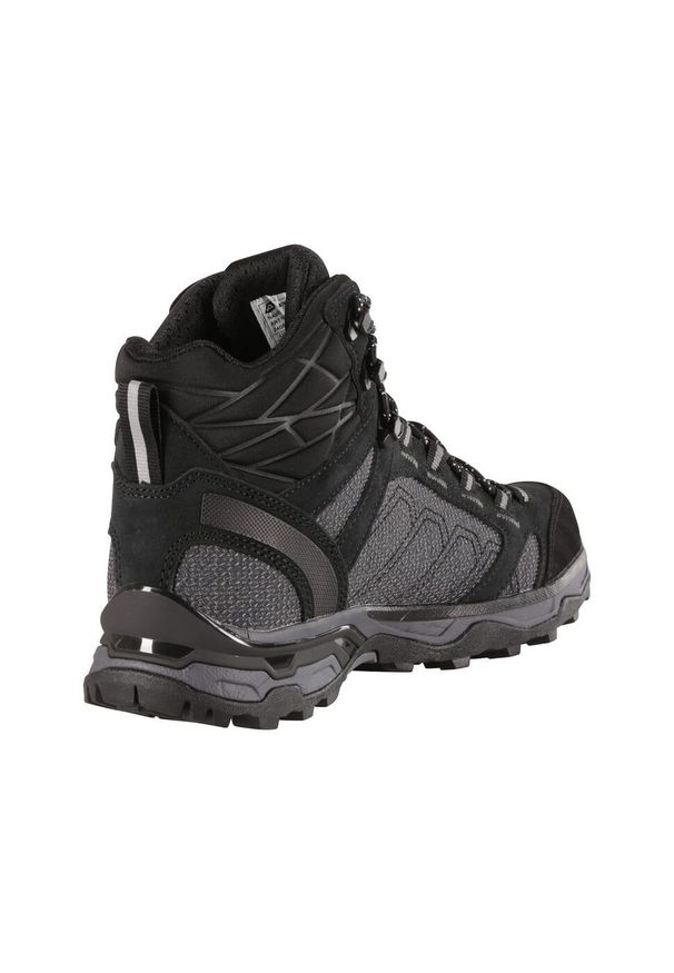 ALPINE PRO - Buty trekkingowe męskie Alpine Pro Cerne Kevlar. Kolor: czarny. Materiał: skóra, welur