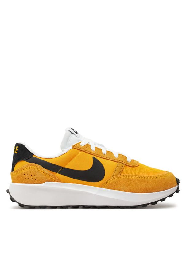 Nike Sneakersy Waffle Nav FJ4195 700 Żółty. Kolor: żółty. Materiał: zamsz, skóra